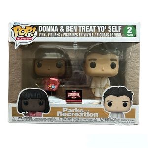 A set of two Funko pops